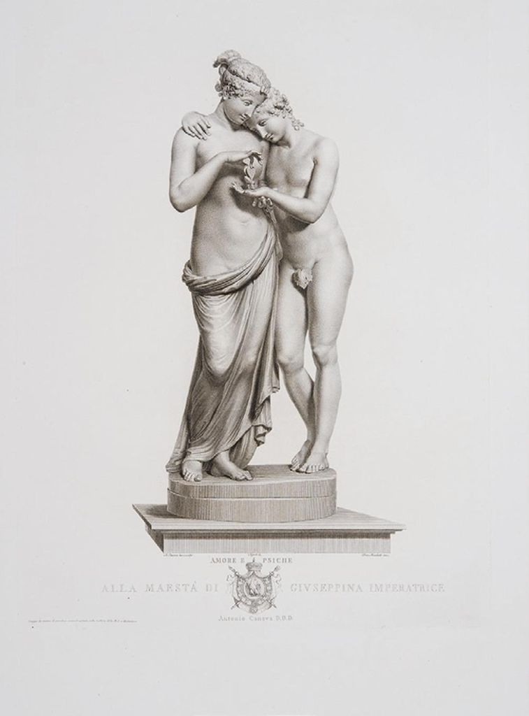 Stampe delle opere scolpite da Antonio Canova Roma MDCCCXVII