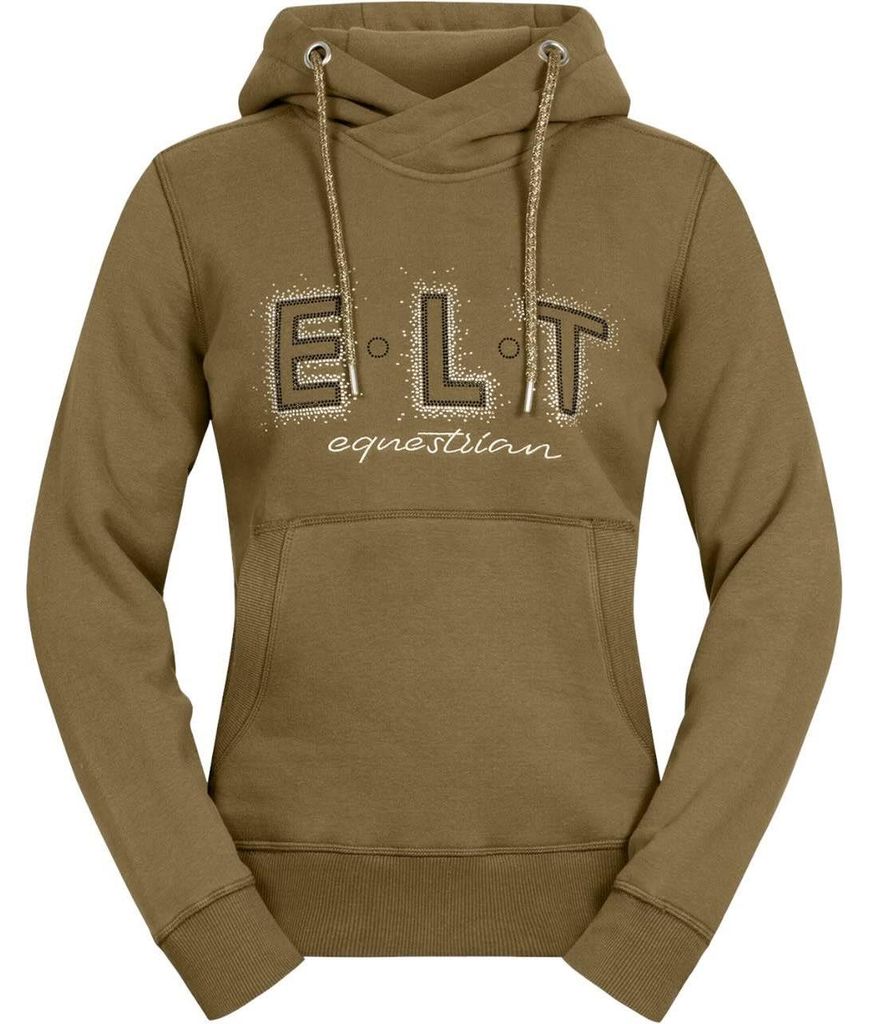 E.L.T Hoodie Damen Rio HW 2025 Kapuzenpullover Khakigrün L