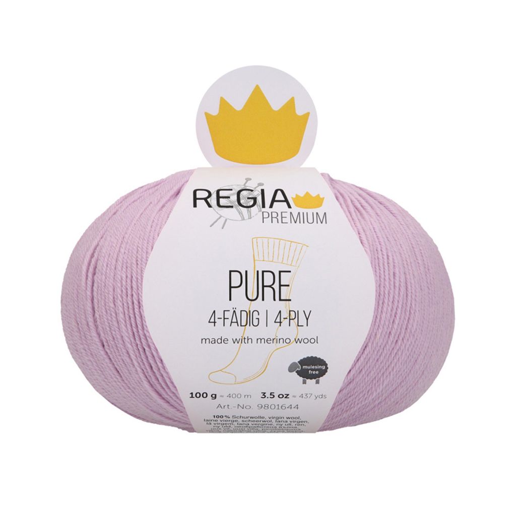 Regia Premium Pure 00045 Lilac Strickgarn Produktbild 