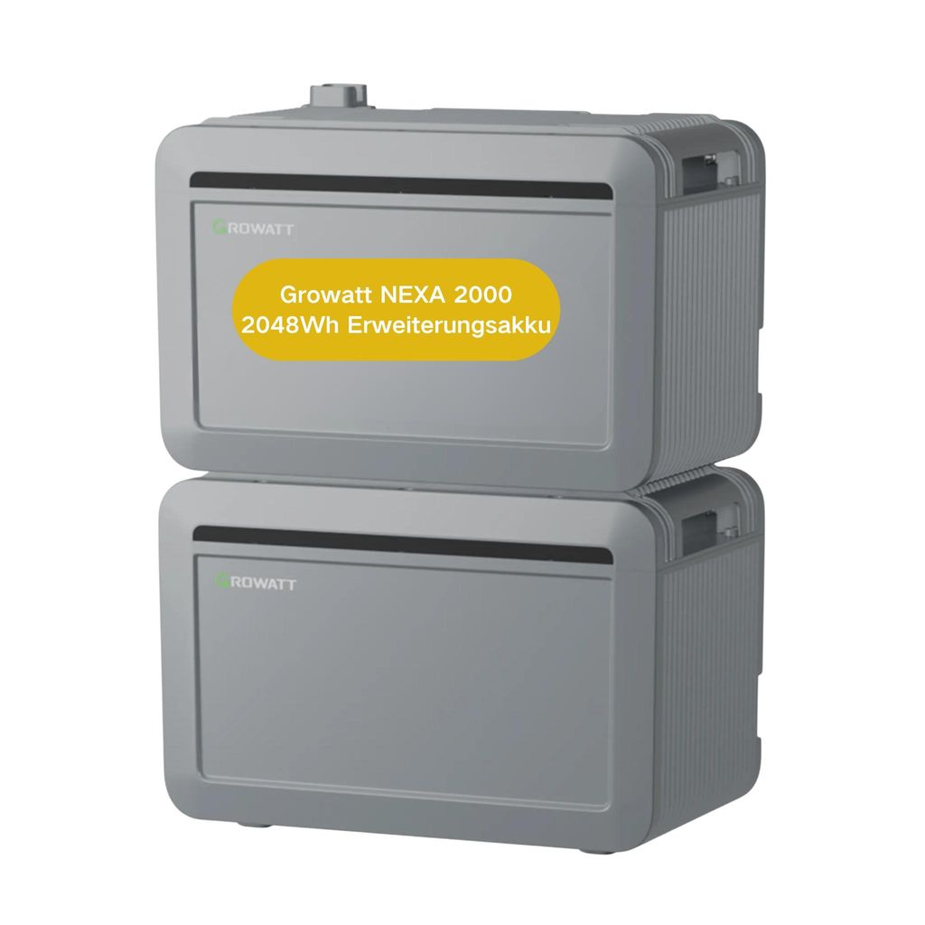 Powerness Balkonkraftwerk Speicher, Growatt 2048Wh NEXA Produktbild 