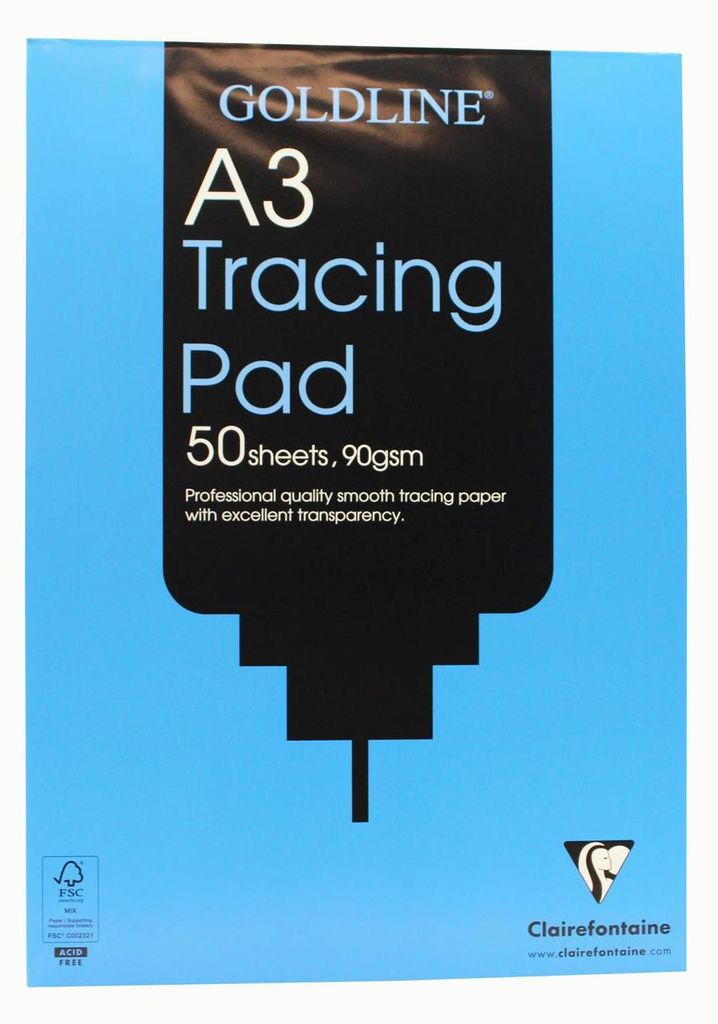 Clairefontaine Goldline Profess tracing pad A3 90g