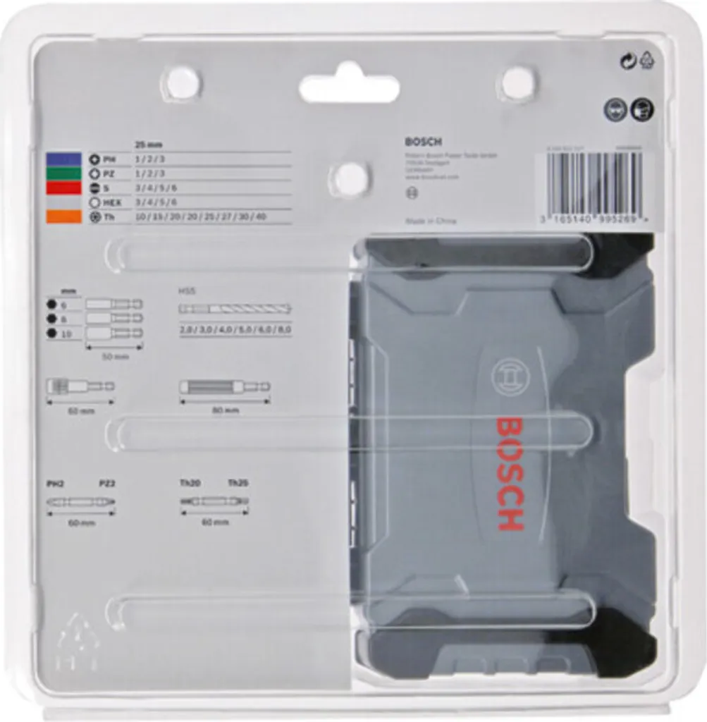 Set Bosch 35 Pezzi Foratura e Avvitamento Legno: Qualità Professionale - 3