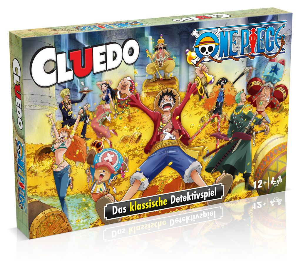 Cluedo - One Piece, een gezelschapsspel, bordspel, in het Productafbeelding 