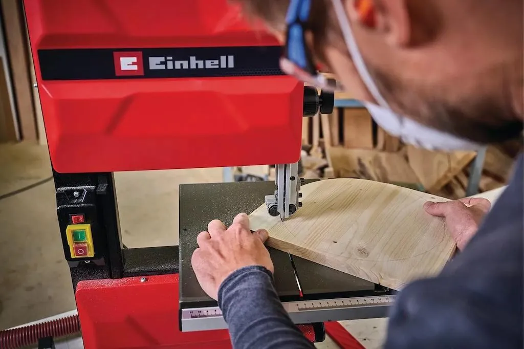 Scie à ruban stationnaire TC-SB 245 L Einhell 400W avec éclairage LED