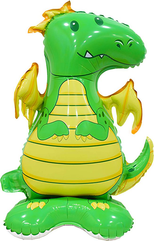 Folienballon Aufsteller 3D, Drache grün ca. 40*58 cm Produktbild 