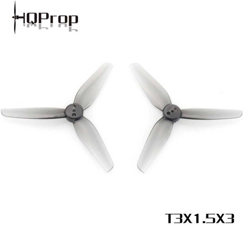 HQ Durable Dreiblatt Propeller T3X1.5X3 Grau 4 Stück PC FPV Produktbild 