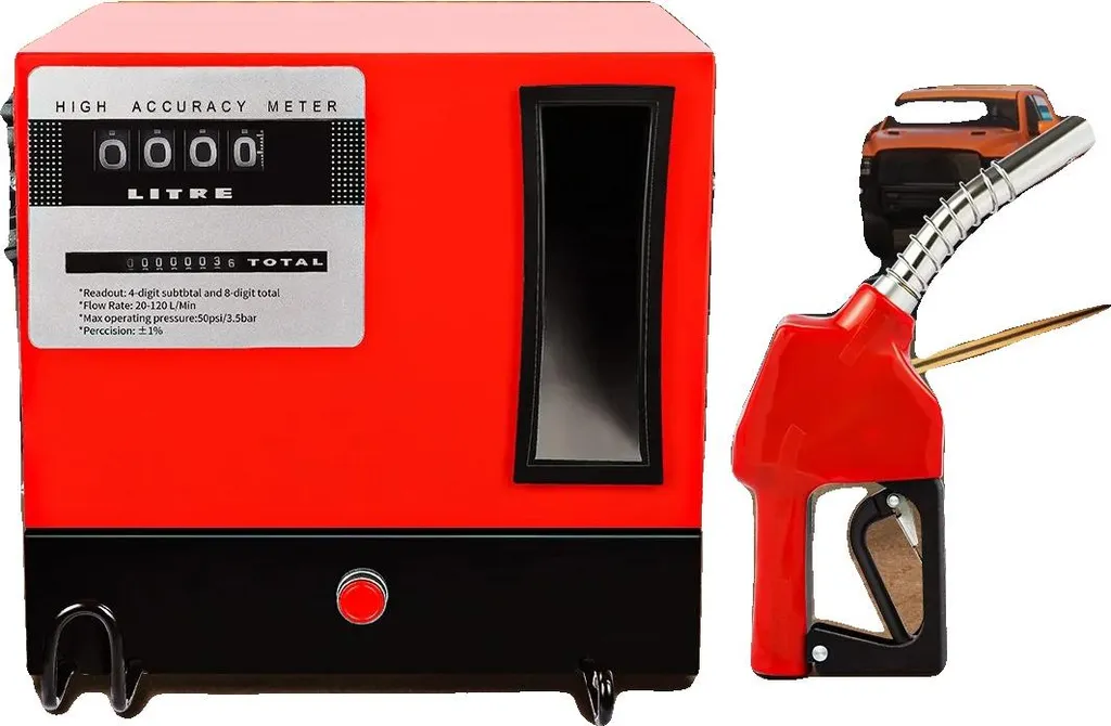 Station de gasoil complète 60L/min 550W pour ravitaillement de cuve