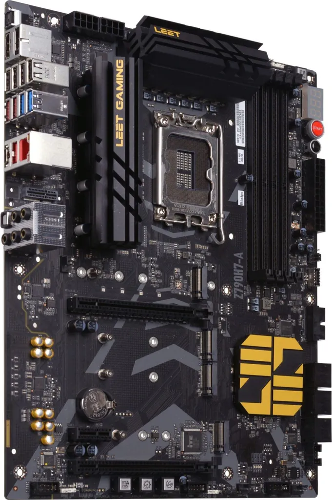 Carte mère ECS LEET Z790 Gaming Intel LGA1700 pour processeur Raptor Lake