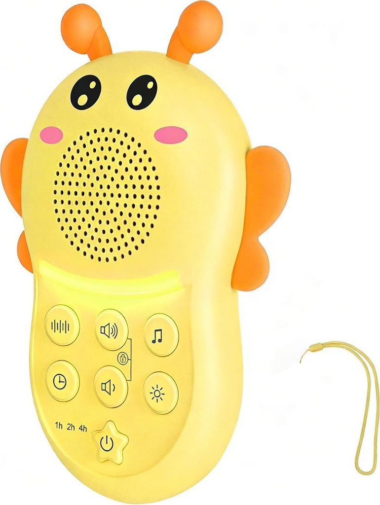 Baby White Noise Maschine – tragbarer Einschlafhelfer mit Nachtlicht, wiederaufladbar, für Baby & Kleinkind