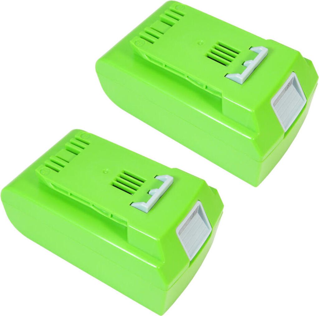 2x Trade-Shop Premium Li-Ion Akku, 24V / 4000mAh ersetzt Greenworks 29322 29807 29837 29842 29852 für Greenworks Tools 10-Inch Cordless Chainsaw 2...