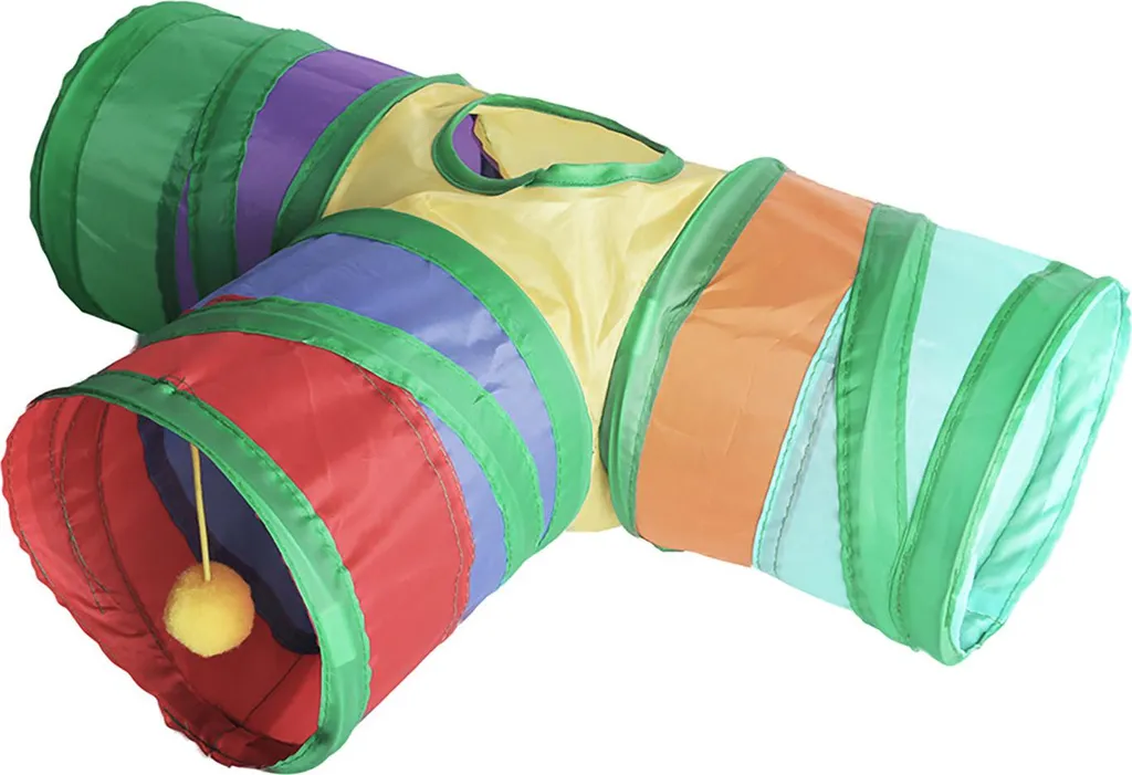 Tunnel per Criceti e Conigli Pieghevole: Gioco Divertente per Roditori