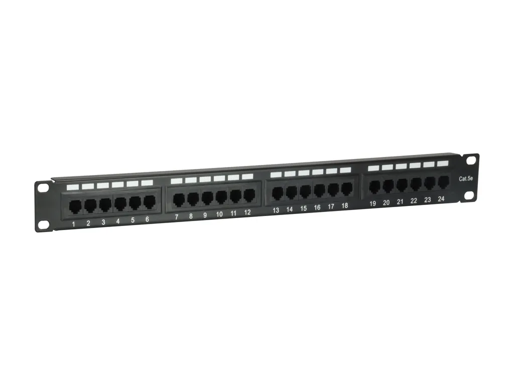 Panneau de brassage RJ45 Equip Cat5e pour organiser un rack réseau