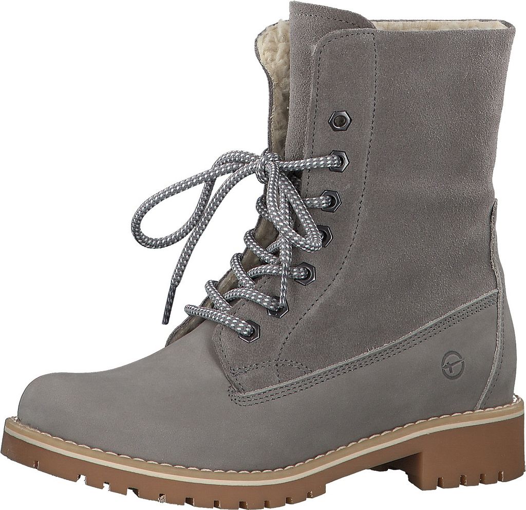 Tamaris Damen Sportliche Stiefelette 1-26443-25 Grau