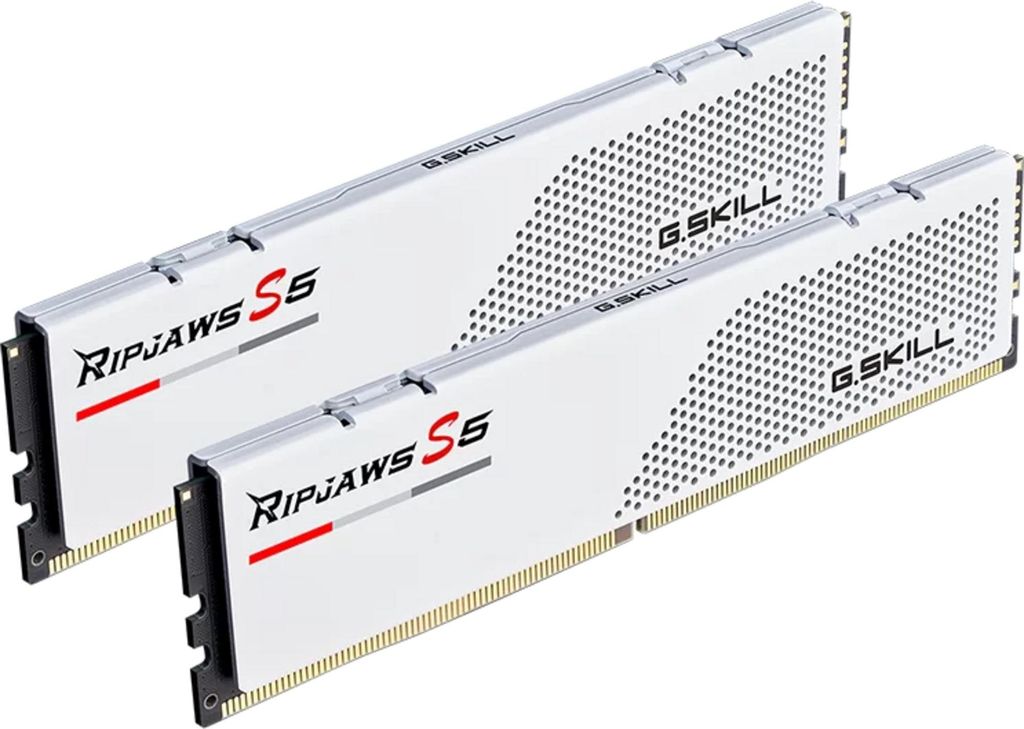 DIMM 32 GB DDR5-6000 (weiß, F5-6000J2836G16GX2-RS5W, Ripjaws S5, INTEL XMP)