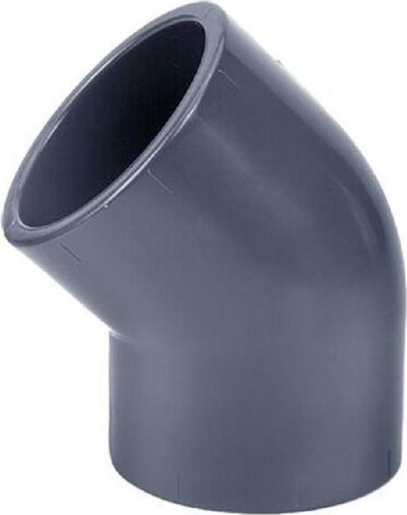 Cepex PVC Winkel Ø 32 mm 45° mit Muffen PVC Klebewinkel PN10