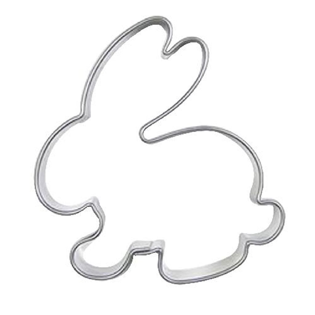Edelstahl-Ausstecher - Häschen (1 Stück) Material:: Edelstahl, Farbe:: Silber, Geschirrspülmaschine:: Ja