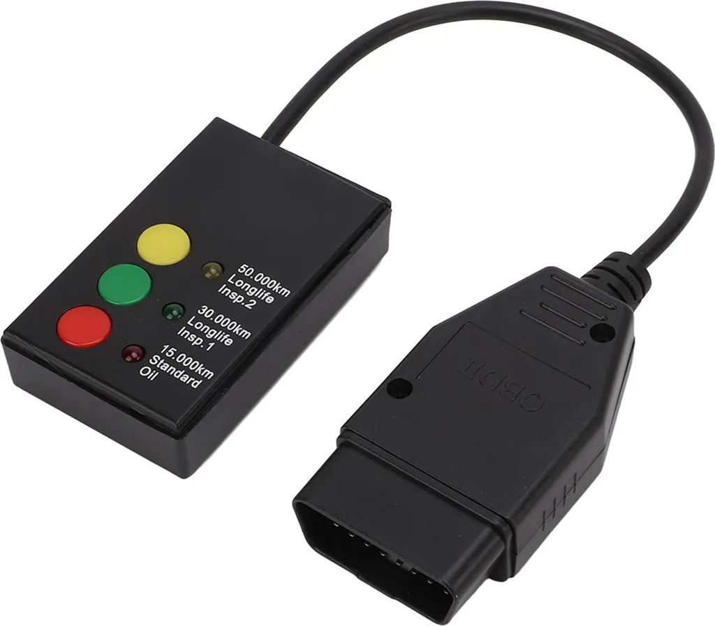16PIN OBD2 CAR SRS - Scanner 3 Pulsante Olio Servizio Reset Strumento ispezione luce diagnostica per