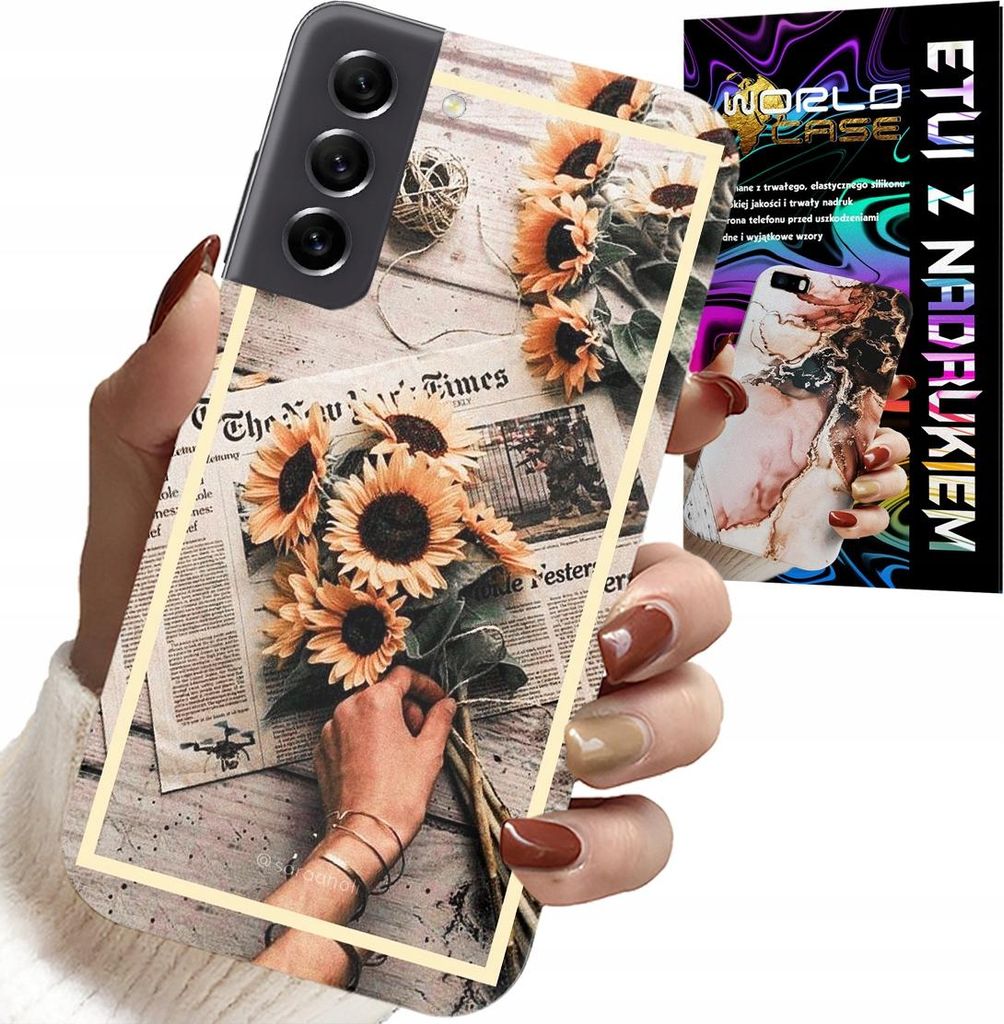 Hülle Für Samsung Galaxy S22 Plus - Blumenmuster Sonnenblume Sonnenblume