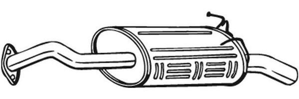 BOSAL 163-063 Endschalldämpfer für HONDA CR-V III (RE) Auspuff