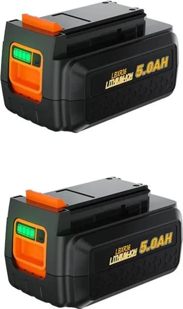 Batterie de secours 5000mAh pour outils de jardin et bricolage x2