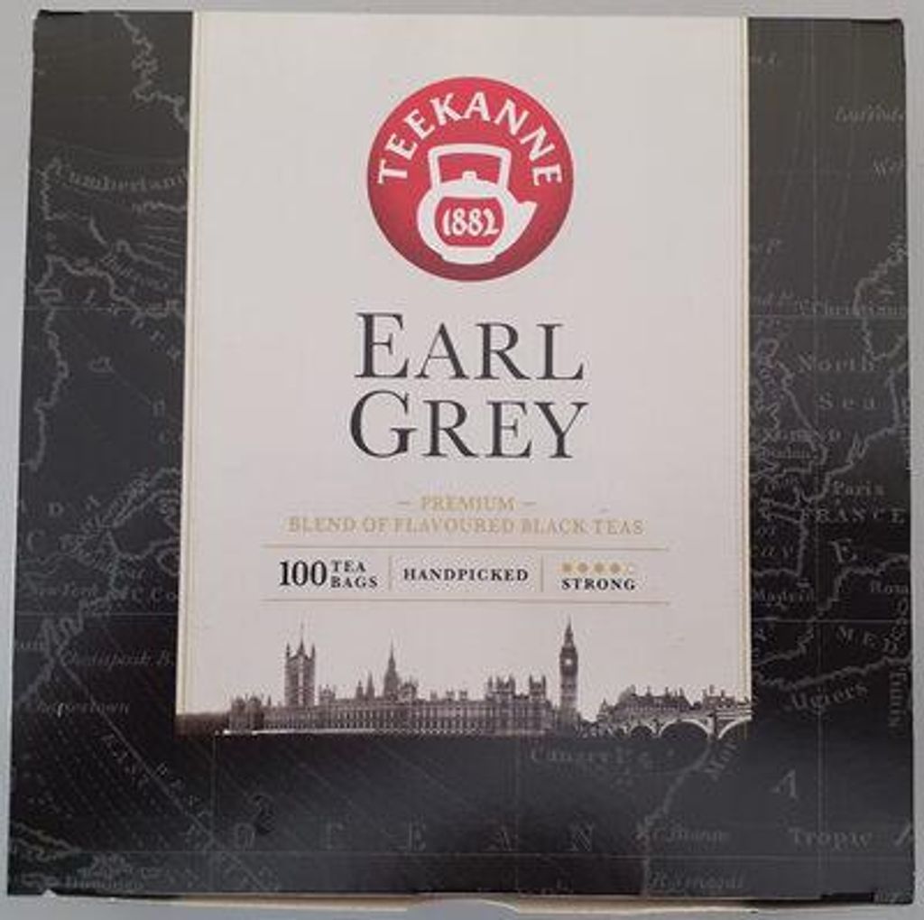Herbata czarna Earl Grey 100 torebek ekspresowych Immagine del prodotto 