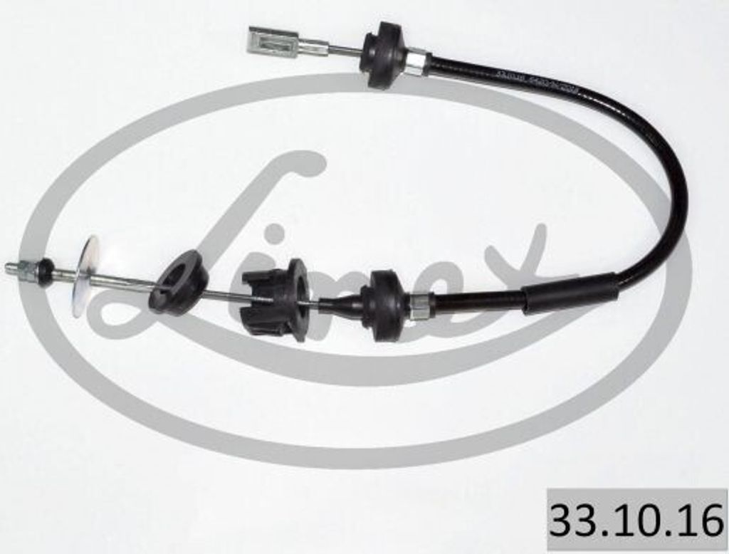 LINEX 33.10.16 Kupplungsseil Seilzug passend für PEUGEOT 205 II (20A/C) 660/367mm