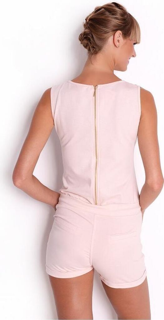 Damen Overall Sportlich Elegant bequem Einteiler Gr. S/M; Puderrosa