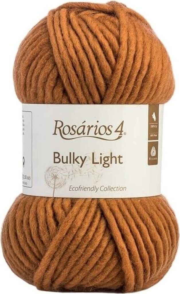 Rosários 4 Bulky Light 125 Chocolate Przędza dziewiarska Zdjęcie produktu 