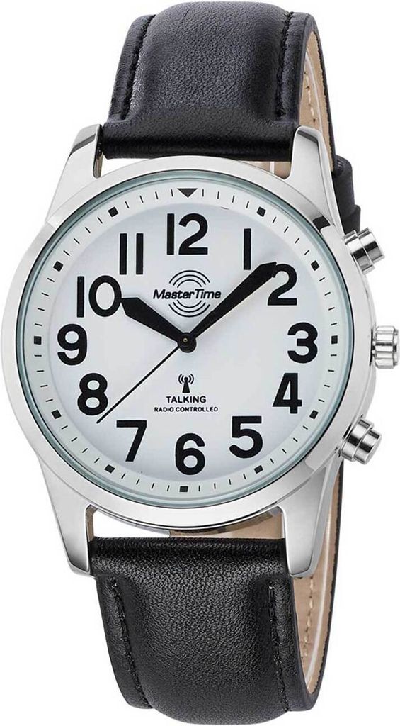 Master Time MTGA-10690-60L Herrenuhr Sprechende Funk Quarz Produktbild 