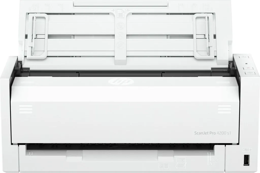 HP ScanJet Pro 4200 s1 ADF Scanner 600 DPI A4 Haute Vitesse Blanc et Bleu