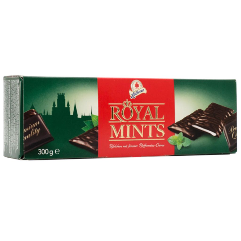 Halloren Täfelchen mit feinster Pfefferminz Creme Royal Produktbild 
