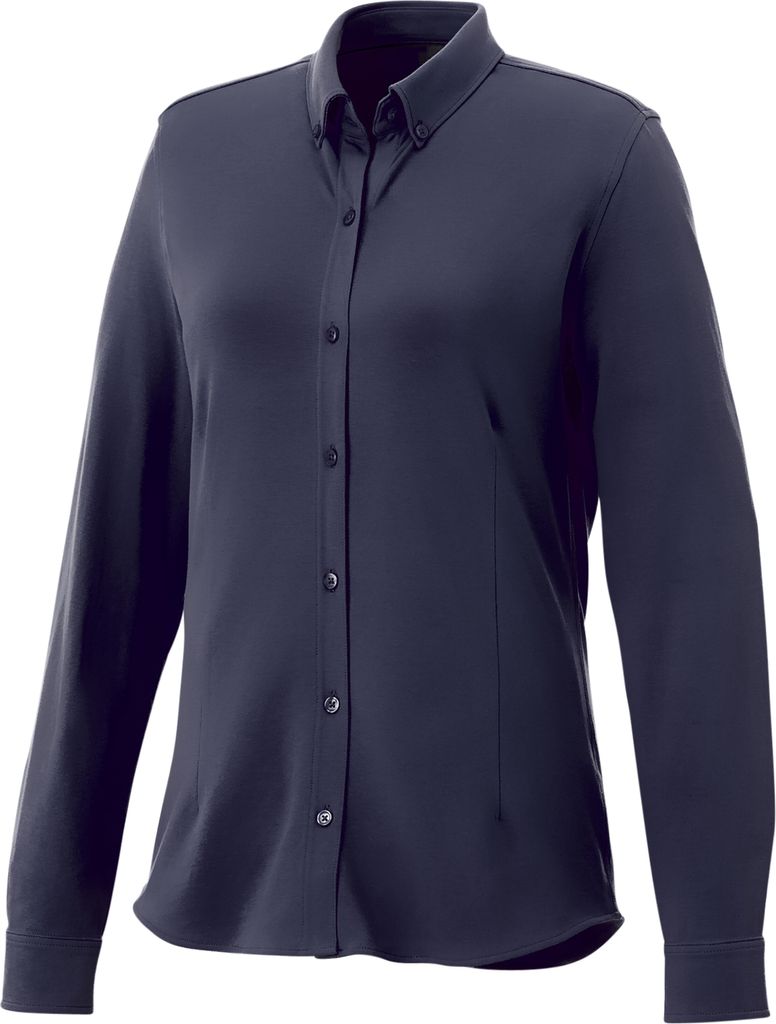 Elevate - Hemd für Damen Langärmlig PF2339 (XL) (Marineblau)