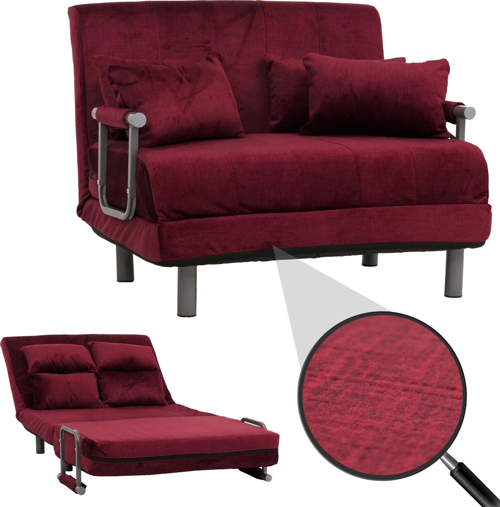 Vitabo Schlafsessel Klappbar - Faltbarer Bodensessel Und Gästebett 70x190 Cm