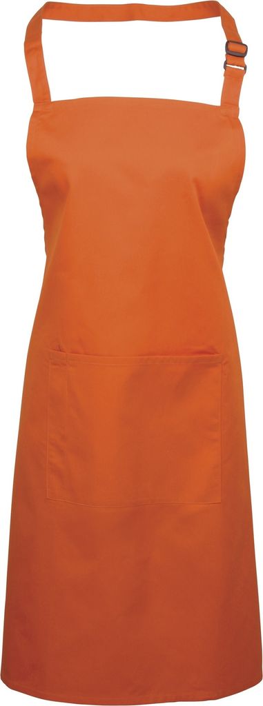 Premier Damen Schürze mit Tasche bunt RW1069 (Einheitsgröße) (Orange)