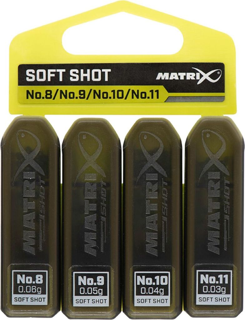 Fox Matrix Soft Shot Dispenser X5 Gr. 8, 9, 10 & 11 - Spaltbleie