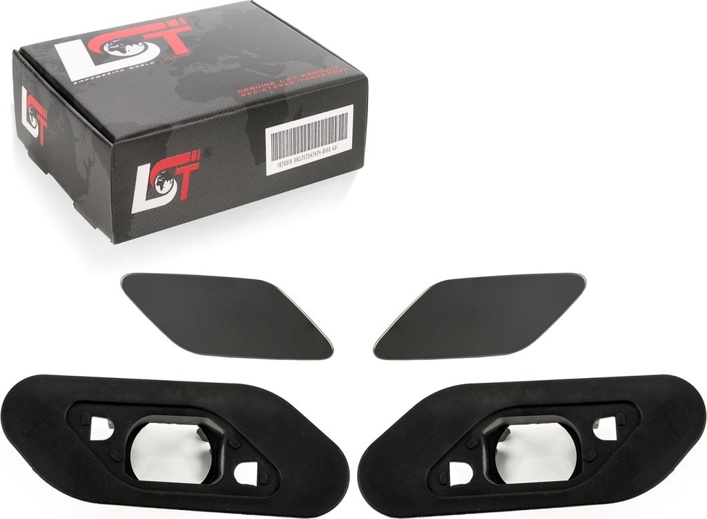 2x Abdeckung mit Rahmen Scheinwerferreinigung für VW Scirocco 137 bis 05/2014