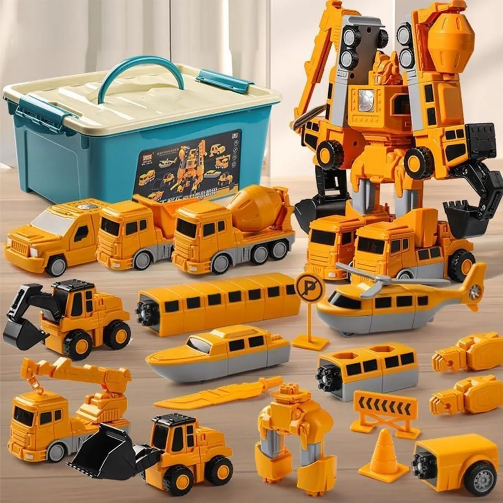 Robot Jouet Magnétique 35 Pièces - Kit Éducatif de Montage pour Enfant