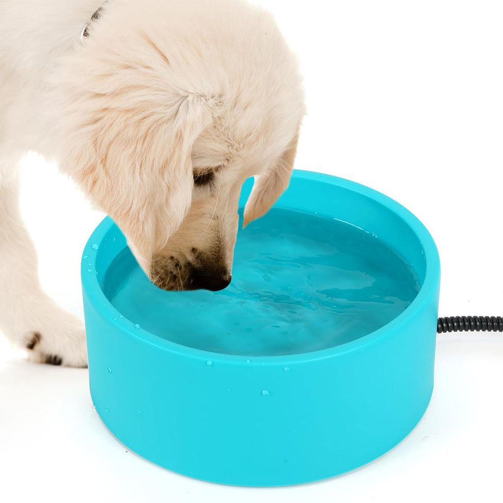 Heizbarer Haustier Wassernapf, 3,2 L Heizung Schüssel, 30 W Hundenäpfe, Katze & Hund, Thermonapf, Frostschutz, Outdoor & Indoor, sicher & energie...