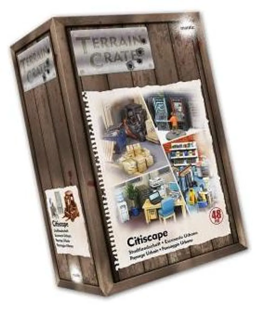 Terrain Crate Citiscape : Kit de Bâtiments Modulaires en Plastique Dur