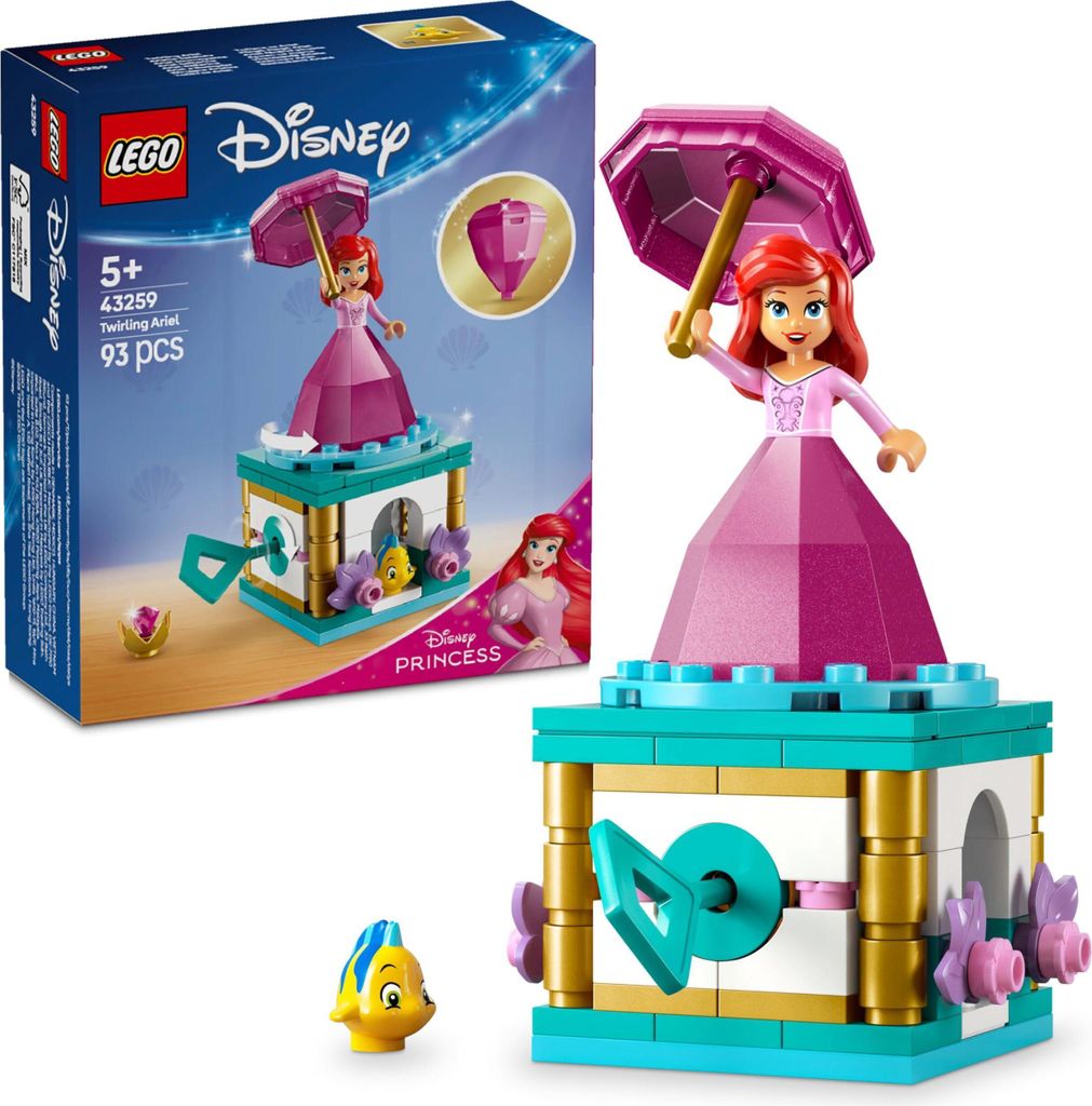 LEGO® Disney Prinzessin 43259 Arielle Spieluhr Produktbild 