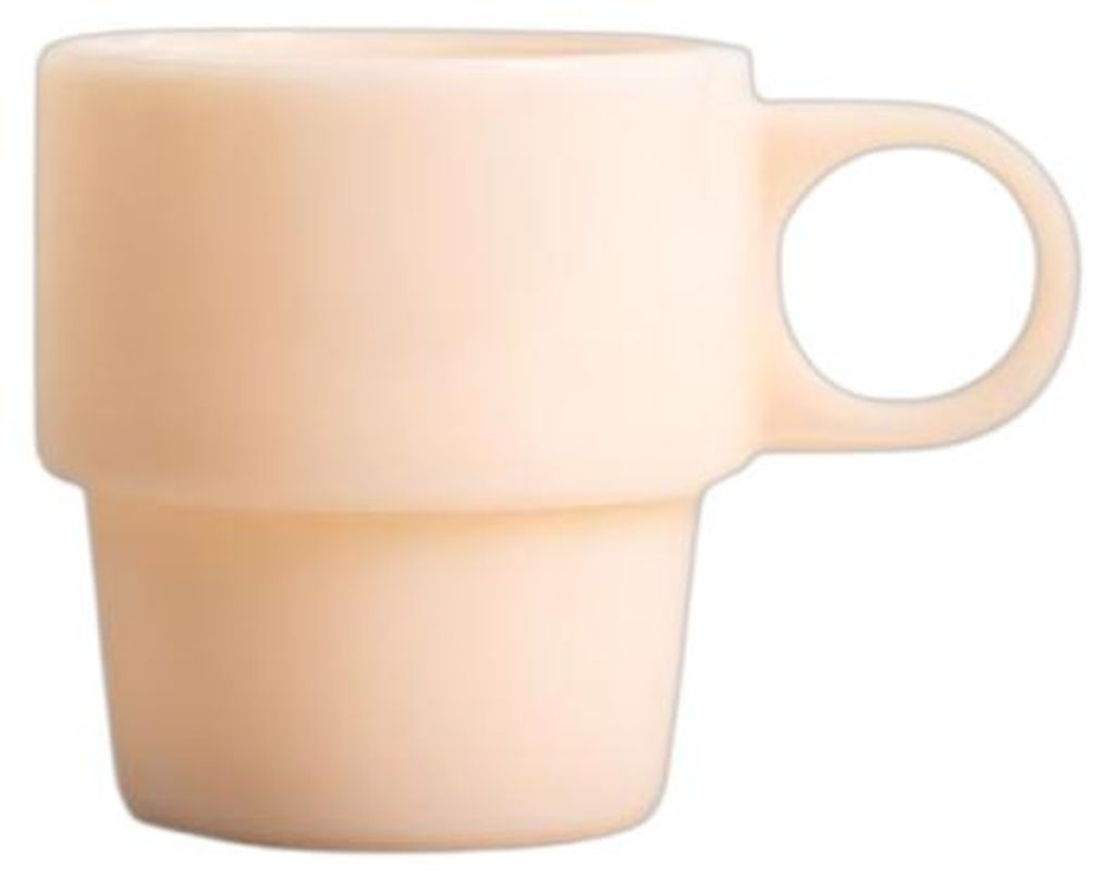 Homla PALLORA, béžová sklenice s uchem, objem 250 ml Obrázek produktu 