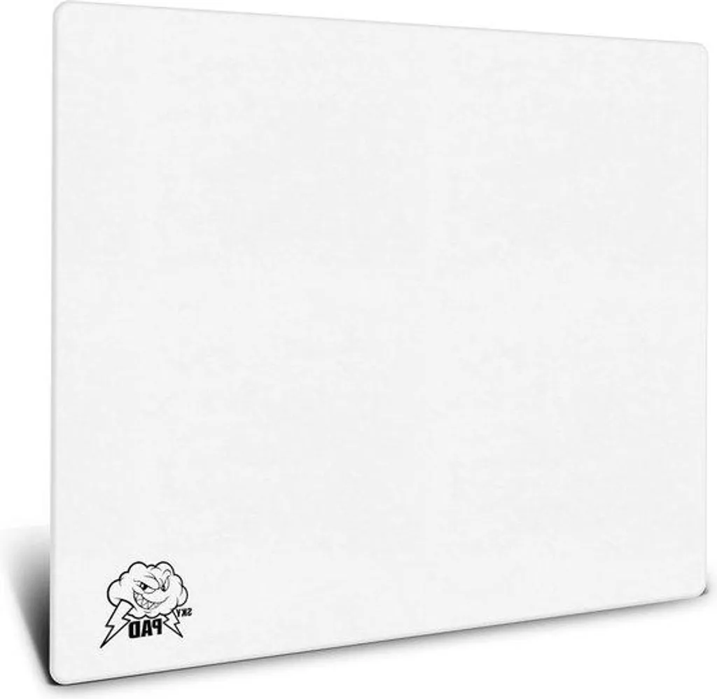 Tapis de souris en verre blanc pour le jeu vidéo de haute précision
