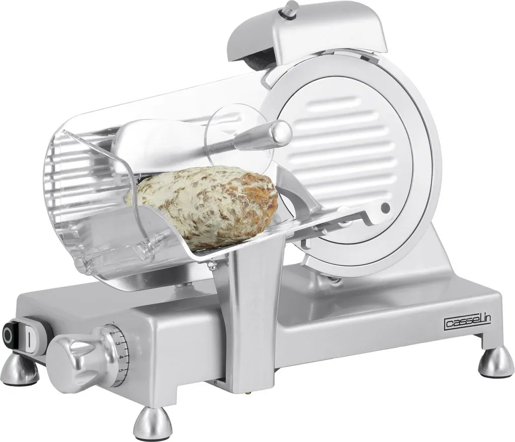 Trancheuse électrique Casselin CTJ195B 150W lame 195mm pour charcuterie