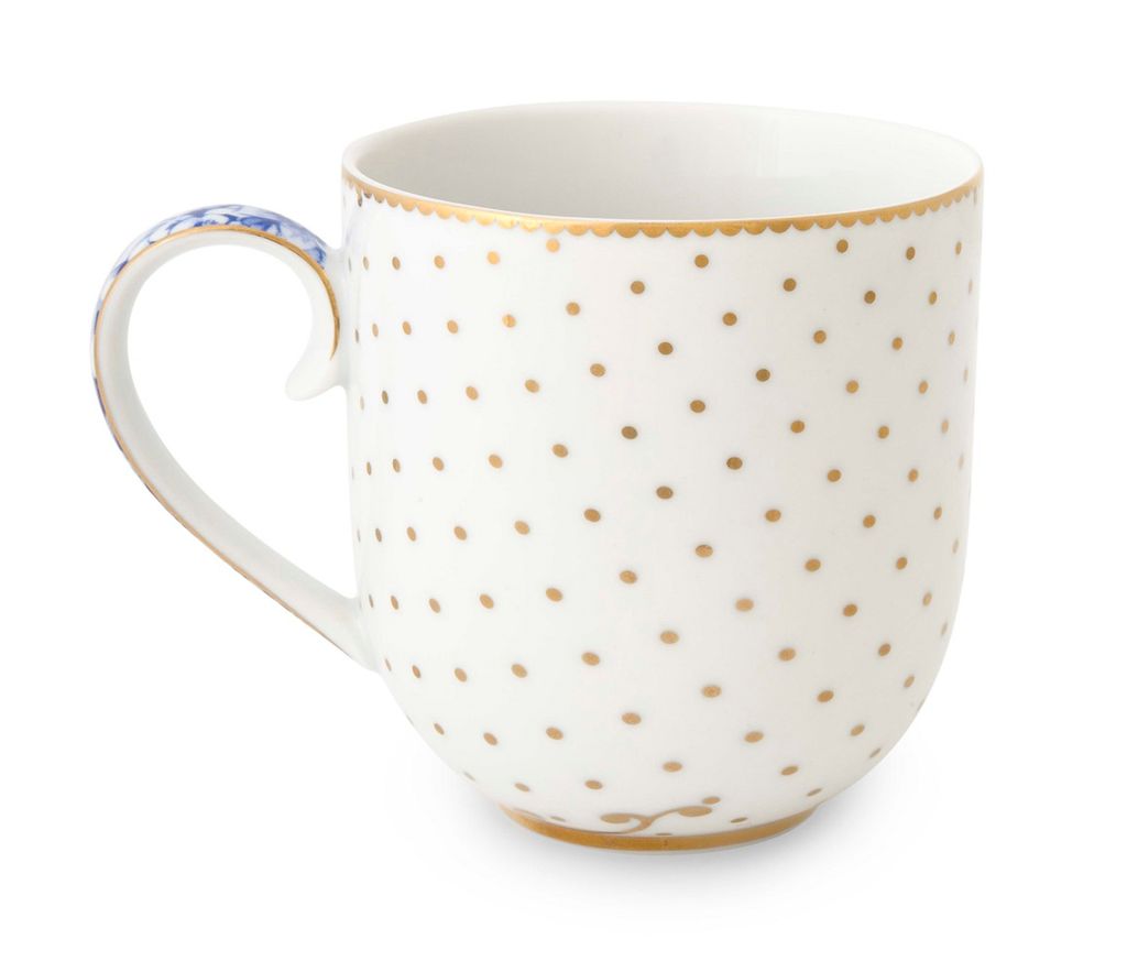 Pip Studio Royal Kleine Tasse Größe: 145 ml, Farbe: white