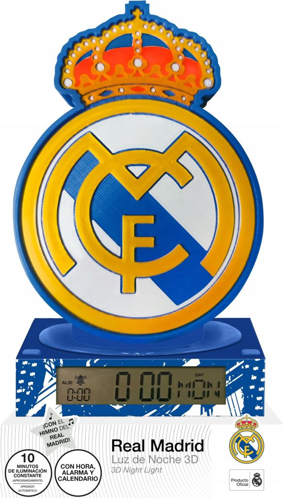 Réveil Real Madrid C.F. Image du produit 