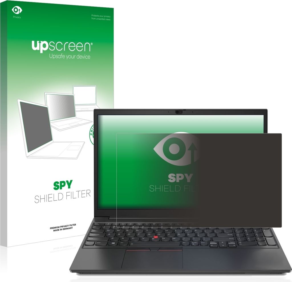 upscreen Blickschutzfilter für Lenovo ThinkPad E15 Anti-Spy Privacy Filter Sichtschutz Blaulicht-Schutz