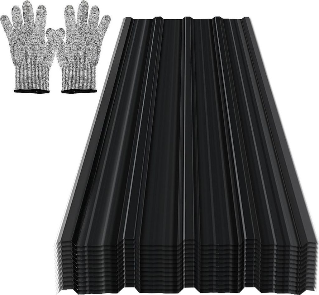 Faziango 36x Profilblech Trapezblech Dachblech, Verzinktes Produktbild 
