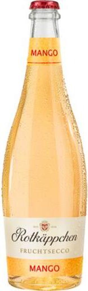 A bottle of Rotkäppchen Fruchtsecco Mango.