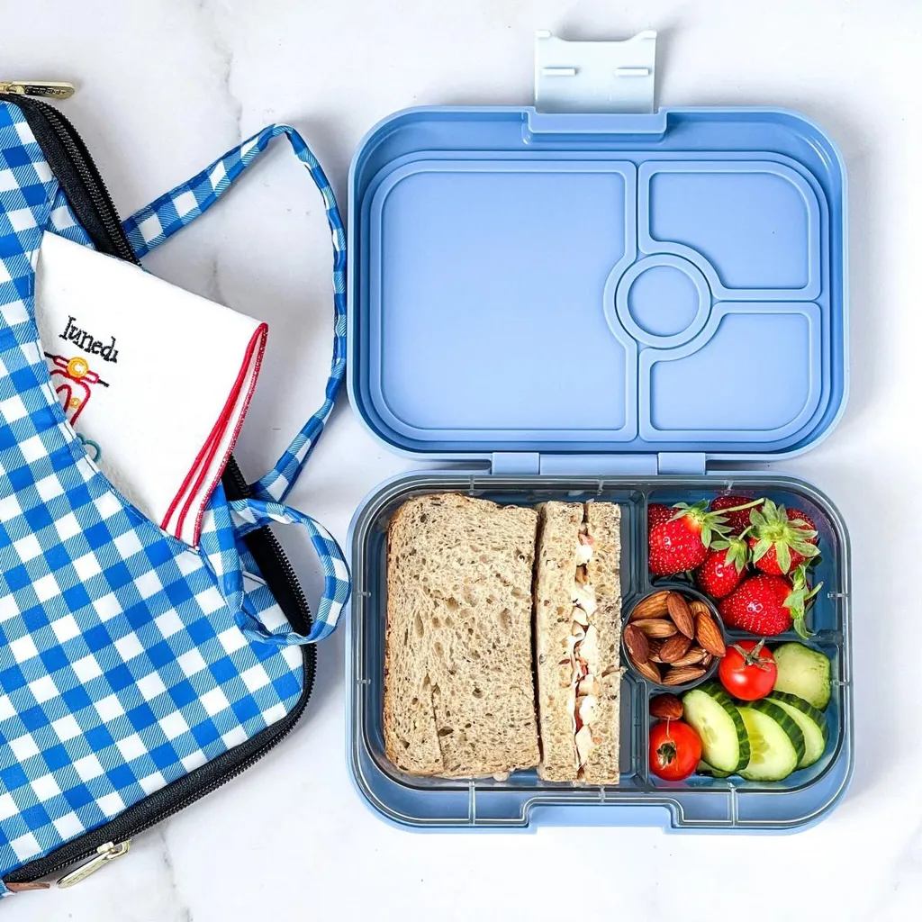 Lunch Box Yumbox Panino Shark - Lo Squalo del Pranzo Blu Surf - 3
