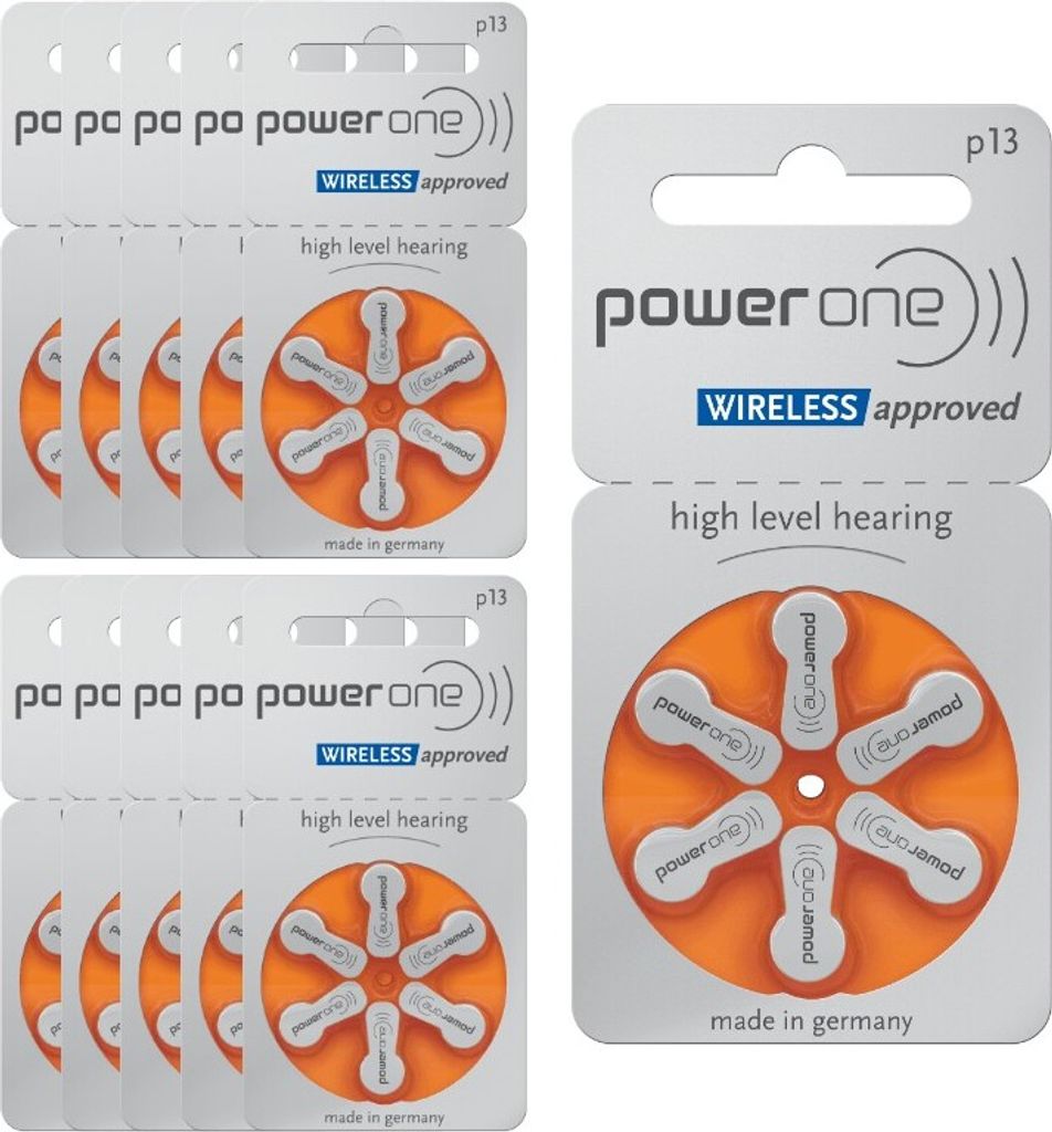 60 Stück Varta PowerOne P 13 - Hörgerätebatterie PR48 - 310 Produktbild 